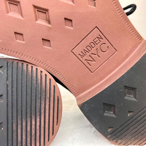 Madden NYC Leo Black Denim Lace Up Oxfords Loafer Men's Size US7/ Euro39.5/Mex25 - Picture 9 of 10